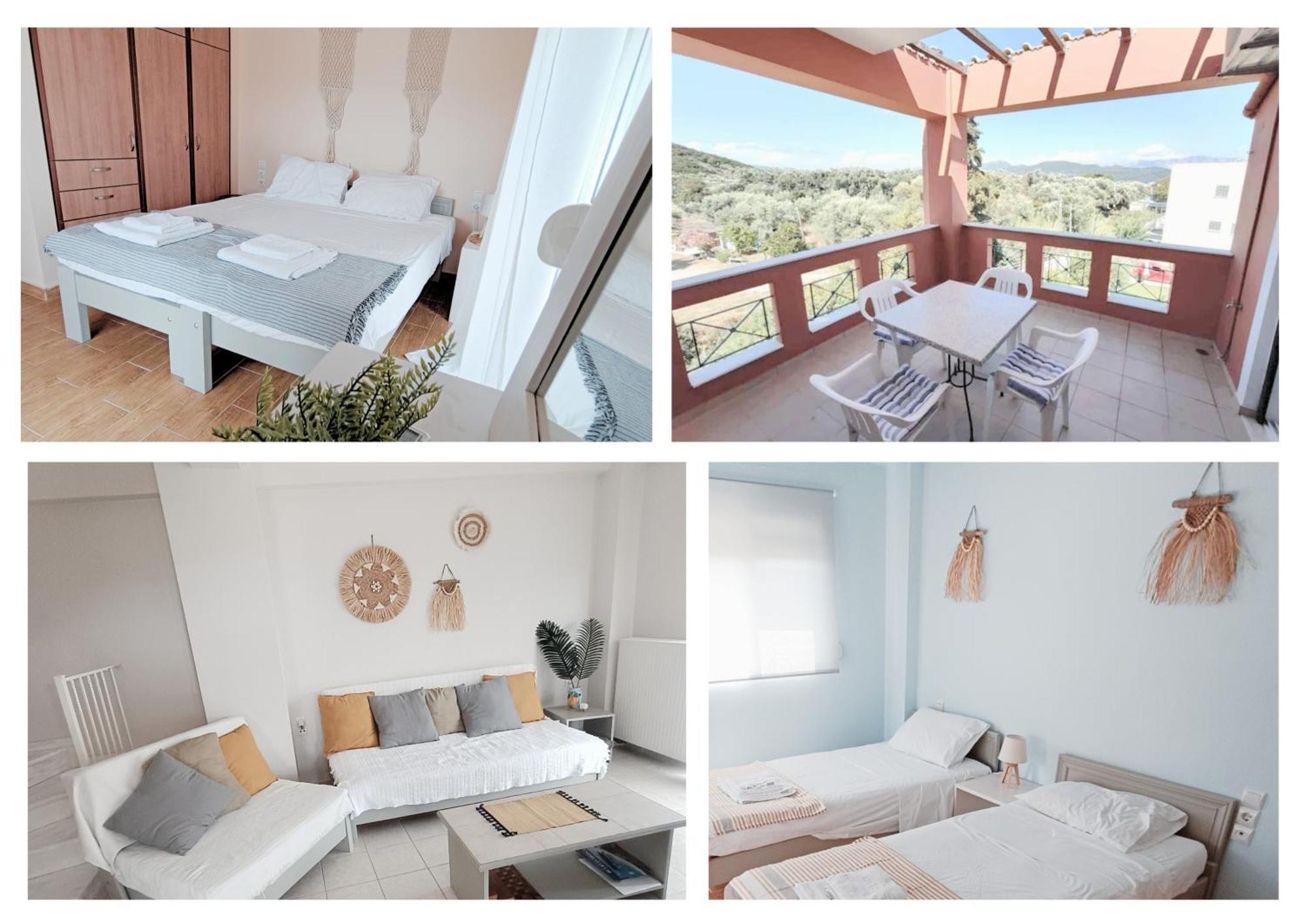 Villa Vasso Maisonette Никиана Экстерьер фото